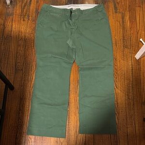 Old Navy Women's Green Chinos